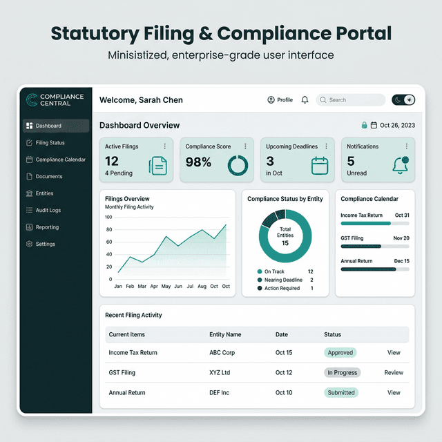 Statutory Filing Portal